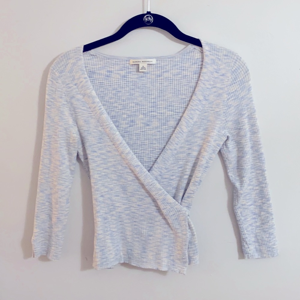 Banana Republic wrap sweater top
